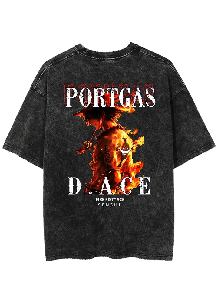 Vintage T-Shirt One Piece Anime T-Shirt Männer Frauen Baumwolle Kurzarm Streetwear Übergroße Casual 2026 Neue Grafikdruck Tops Y2k