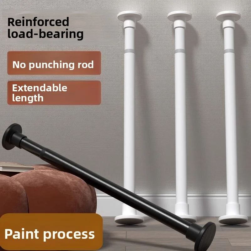 

No-Drill Adjustable Rods for Bedroom Curtain Rods Batoom ower Curtain Rods Clothes Drng Ra Multi-Purpose Hanging Rods