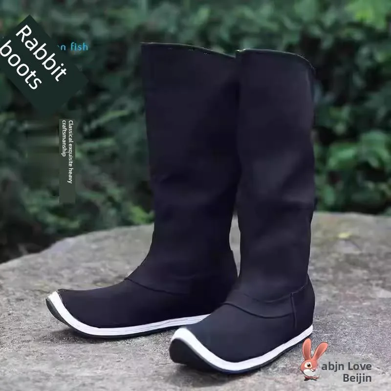 

Ботинки Han Dynas: мужские ботинки для боевых искусств, женские модные спортивные ботинки с круглым носком, на плоской подошве, с кожаной внутренней отделкой.