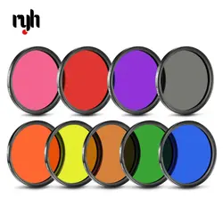 Color FLD Orange Red Yellow Green Blue Filter 30MM 37MM 40.5MM 46MM 49MM 52MM 55 58MM 62MM 67MM 72MM 77MM 82MM for DSLR Camera S