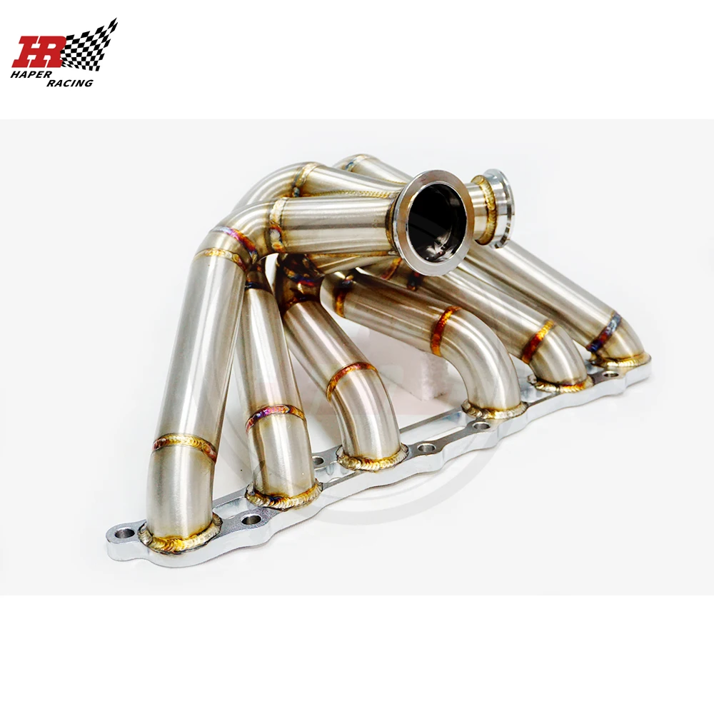 HP RACING SS304 Rura parowa 3 mm o równej długości 3,0 cala zespół V Turbo Kolektor do Mk4 Le xus GS300 2JZGE To yo ta Supra