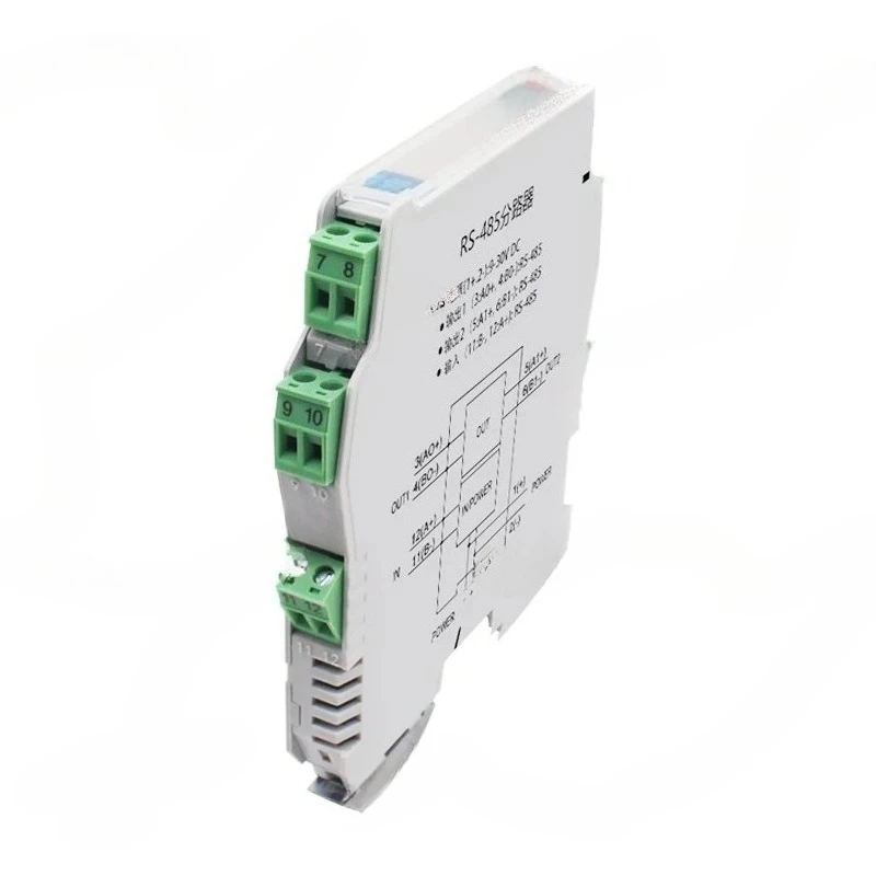 

RS485 Isolator Digital Multi-port Hub Shunt Repeater One Point Two Four Photoelectric HUB Module