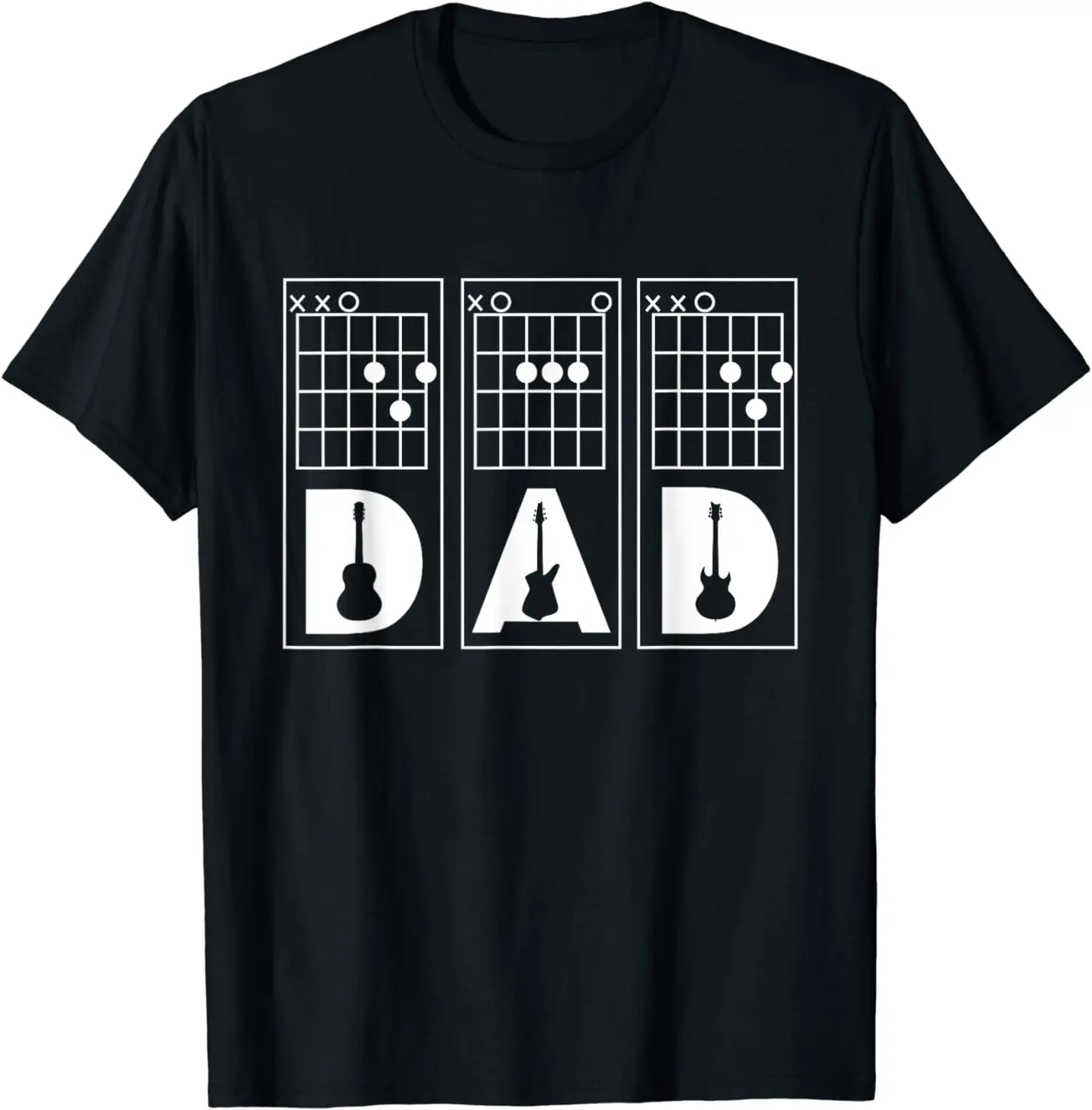 DAD Guitar Chord, Funny Guitarist Gift T-Shirt