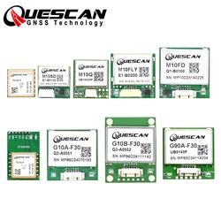 QUESCAN UBX M9 M10 GPS GNSS Module with Compass GPS Galileo BeiDou GLONASS Antenna Module GNSS Receiver M10050 M9140 Chipset