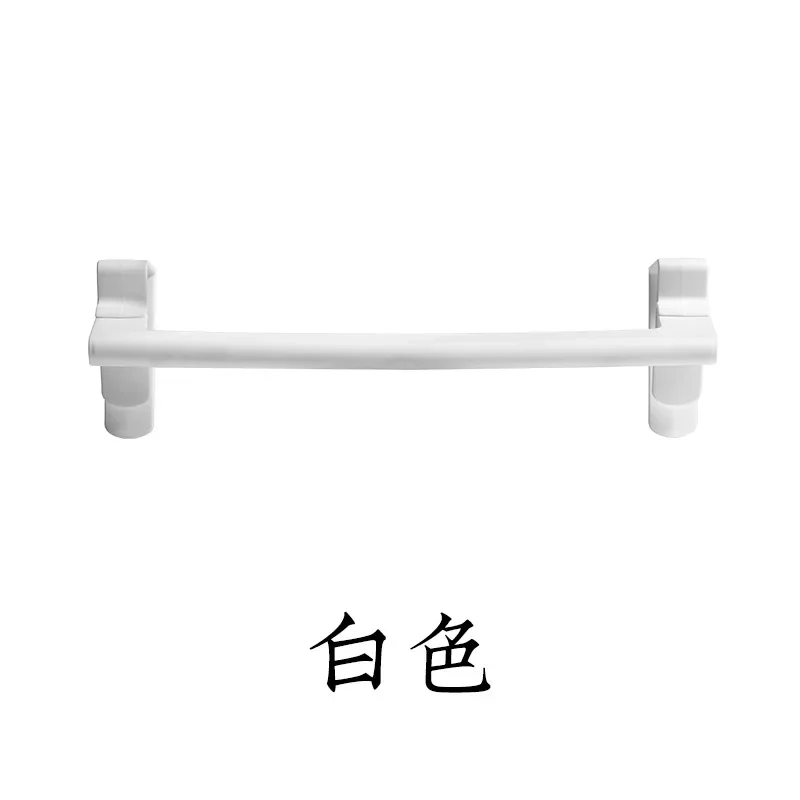 Towel Rack Over Door Towel Bar Hanging Holder ABS Bathroom Kitchen Cabinet Towel Rag Rack Shelf Hanger for Cupboard Door