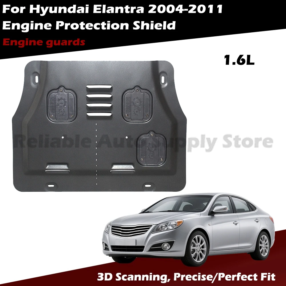 

Heavy Duty Manganese Steel Engine Skid Plate for Hyundai Elantra 2004-2011 - 3D Scanned Perfect Fit & Maximum Protection