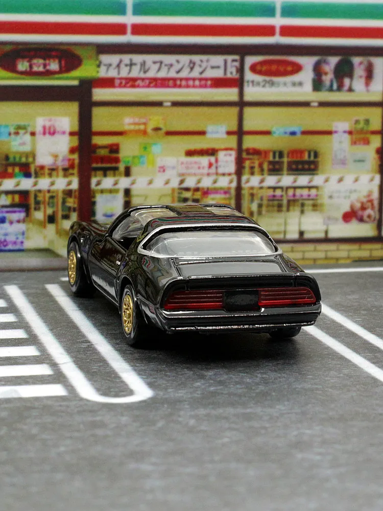 TAKARA TOMY tomica Alloy car Model Black Box Flagship New TP21 Pontiac Firebird, a holiday gift for kids boys and girls