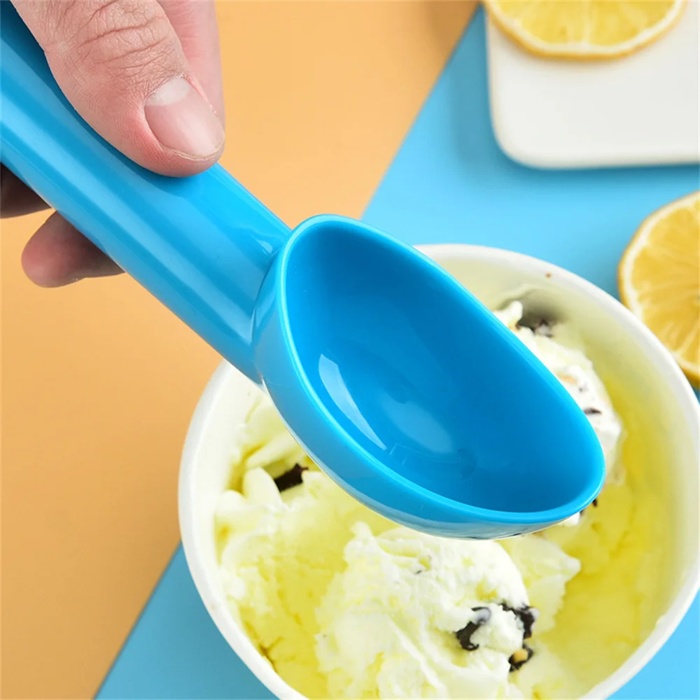 2/3PCS Antifreeze Fruit Ice Cream Scoop Tools Food Grade Ice-cream Spoon Labor-saving Plastic Kitchen Accessories Non-slip