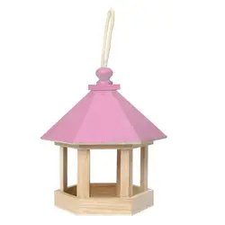Bird Feeder Hanging Wooden Peanut Food Container Garden Outdoor Feeding Tool birds accessoires comedero pajaro comedero pajaro