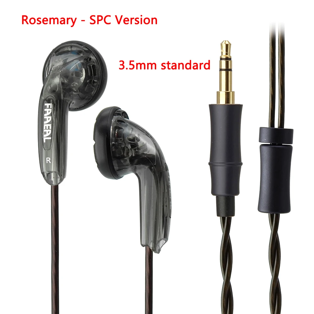 FAAEAL Rozemarijn Platte Kop Oordopjes 3.5mm Standaard/4.4mm 2.5mm TRRS Gebalanceerde Koptelefoon 150ohm HiFi Bass Muziek hoofdtelefoon Headsets
