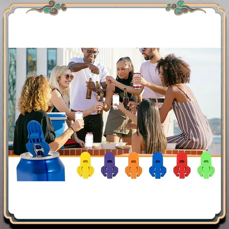 Durevole confezione da 24 apriscatole per birra e bevande che coprono apriscatole, apriscatole manuale facile per, coca cola, birra, soda