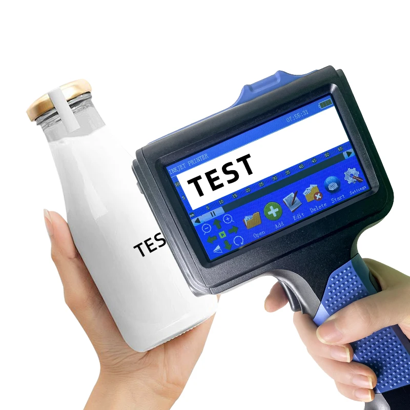 

BM-90 12,7 мм портативный ручной струйный принтер пистолет дата текст QR код штрих-код номер логотип термокодер