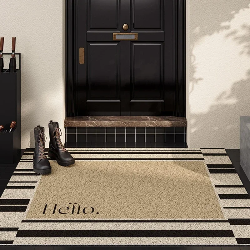 

Minimalist Style Door Mats Stain-resistant Wear-resistant Interior Decoration Welcome Mat Entrance Corridor Cuttable Carpets Rug