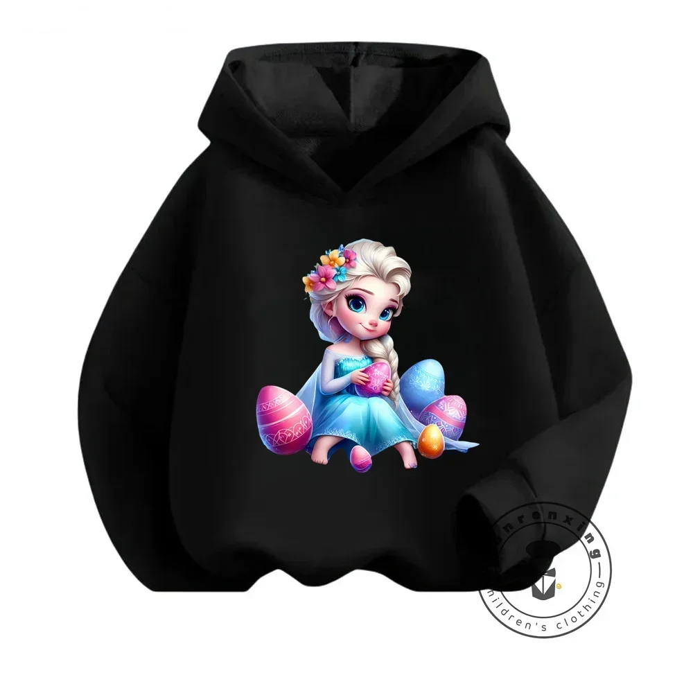 Elegant Kawaii Disney Elsa Princess Hoodie Offering Style Comfort for Kids in Colder Climates for Winter Picnics in the Park