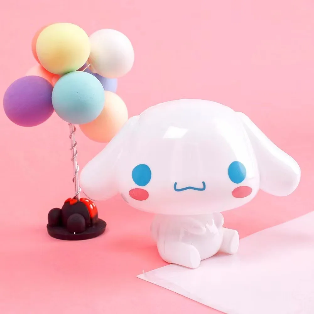 Sanrio Kawaii Hello Kitty Kuromi Pvc Figurine Model My Melody Ornament Pudding Dog Toy Cake Decoration Cartoon Model Diy Gifts