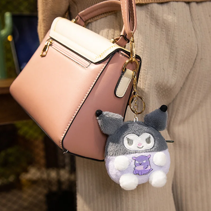 Kawaii Coin Purse Kuromi My Melody Cinnamoroll Pochacco Bag Package Pendant Pom Pom Purin Japanese Style Plushies Xmas Gifts