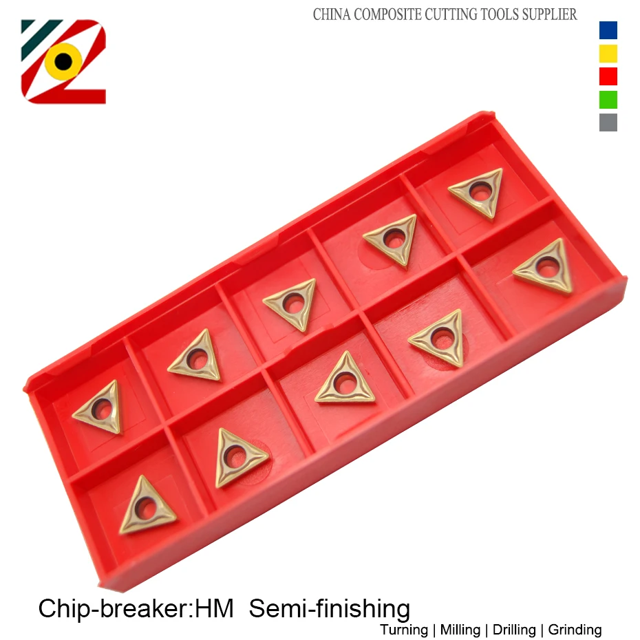 EDGEV CNC คาร์ไบด์ TCMT090204 TCMT0902048เครื่องกลึงเครื่องตัดเครื่องมือ Indexable ตัดเครื่องมือเครื่องจักรกลสแตนเลส M