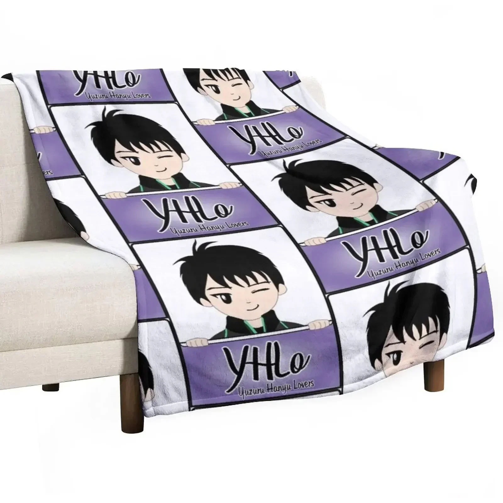 

Yuzuru Hanyu Lovers Throw Blanket blankets and throws Plaid on the sofa Custom Blankets For Bed Blankets