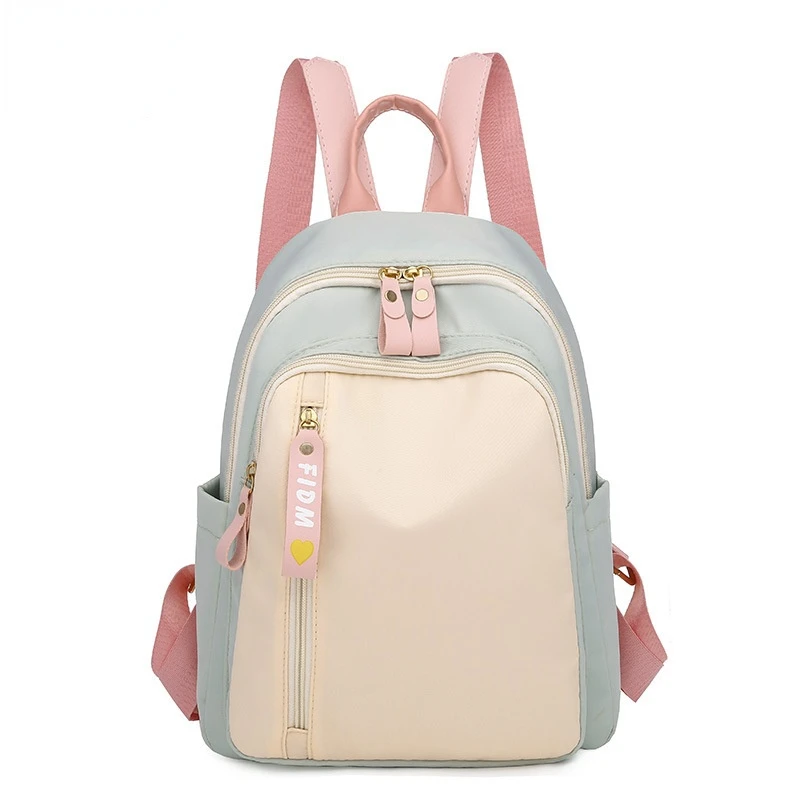 

2023 Oxford Cloth Backpack Travel Waterproof Student Backpack Nylon Cloth Backpacks Female Fashion All-Match School Bag Mochilas