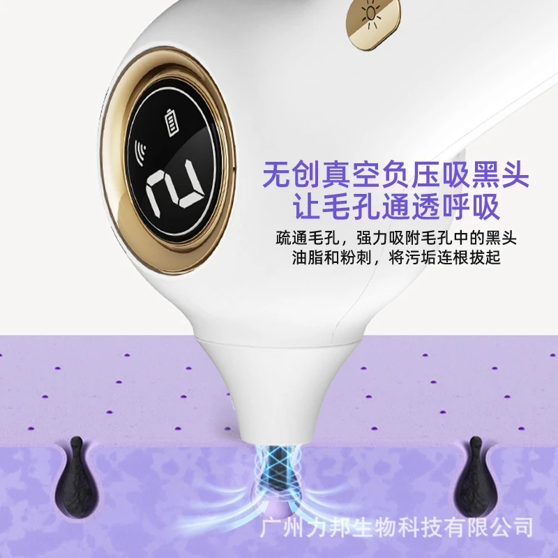 Aspirateur de pores dissolvant de points noirs avec aspiration Visible puissant dispositif de nettoyage en profondeur du visage pour et outil de beauté de soins de la peau