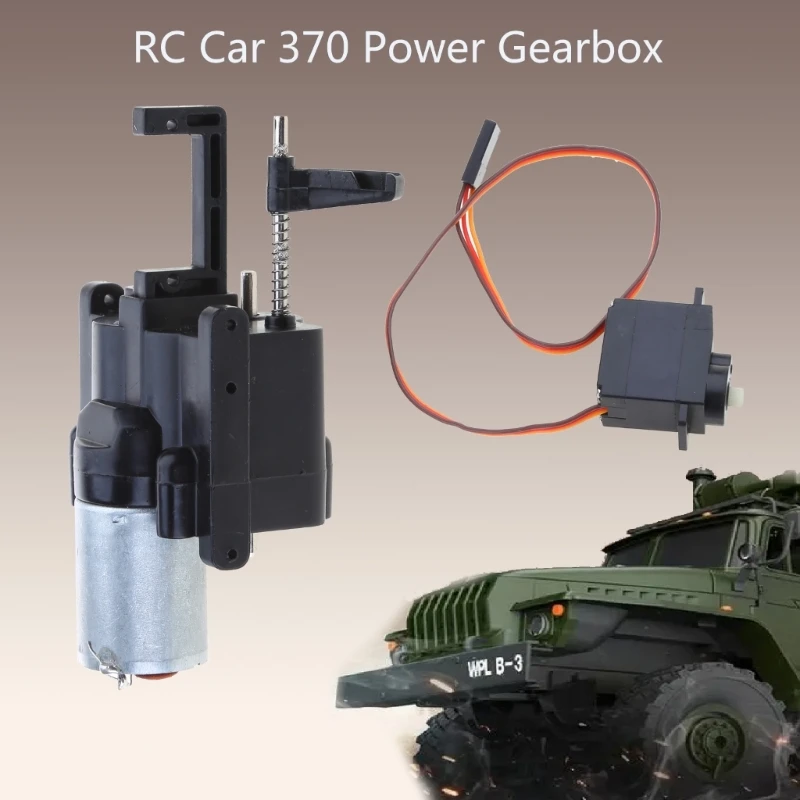 Upgrade Parts Transmission Gear Assembly Replaceable Box Gear Assembly Device of 1:16 4WD