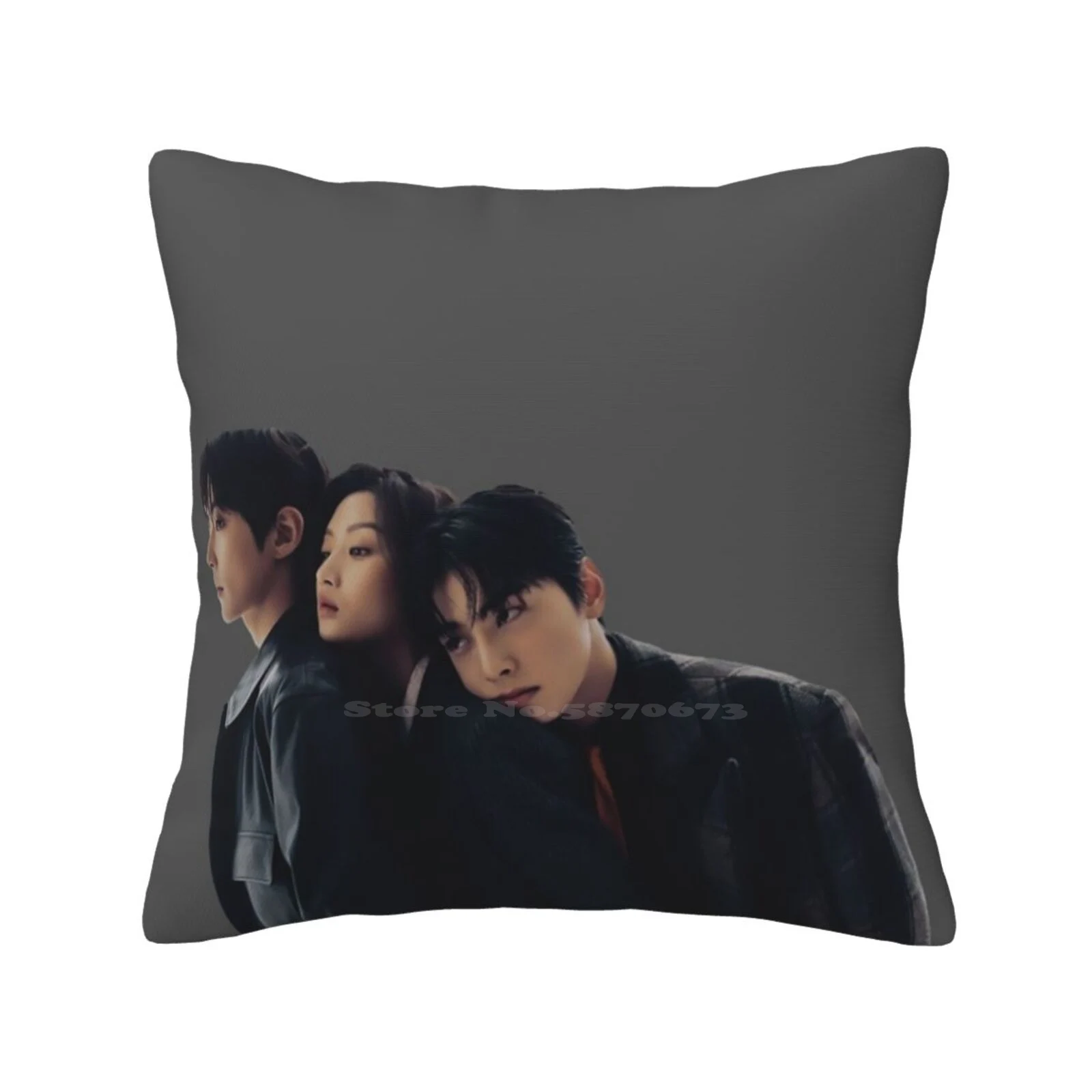 Funda de almohada cuadrada de decoración divertida, hermosa verdadera, Jugyeon Lim Webtoon Aiden Kim Suho Lee Seojun Han Seojun True Beauty Sujin Kang