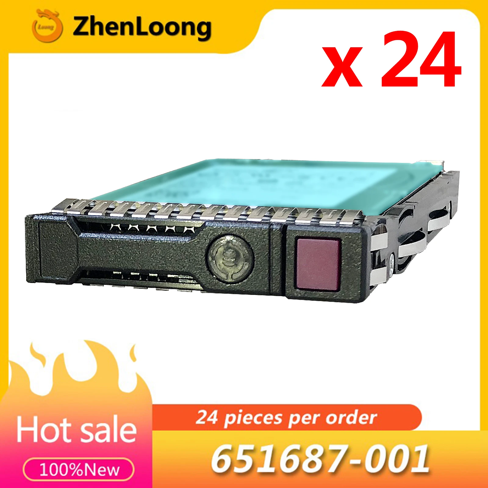 

24 шт. 24 шт./лот Новый 651687-001 для HP DL388 DL380 DL360 G10 G9 G8 Gen10 Gen9 Gen8 2,5 ''жесткий диск Caddy HDD Tray 651699-001