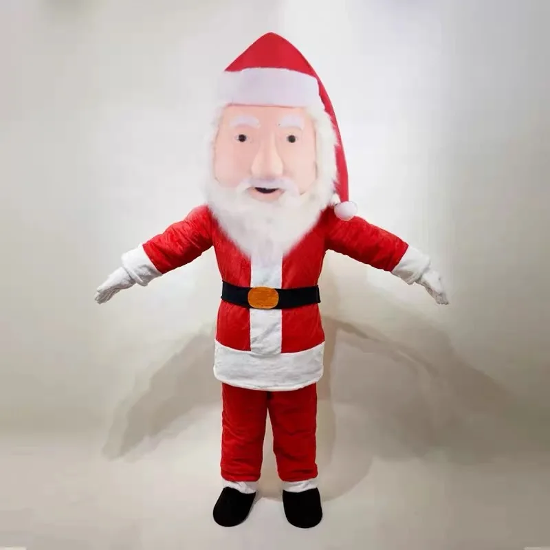 

New Adult Halloween Christmas XMS ClausMascotte Fancy Dress Cartoon Mascot Costume Plush Fancy Dress Mascot Costume