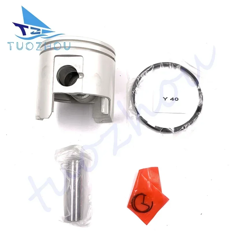 

66T-11631-00 Поршневой комплект (Std) для подвесного мотора Yamaha 2-тактный E40/40X 40HP 66T-11631-00-93; 66T-11631-01-93 Диаметр: 80 мм