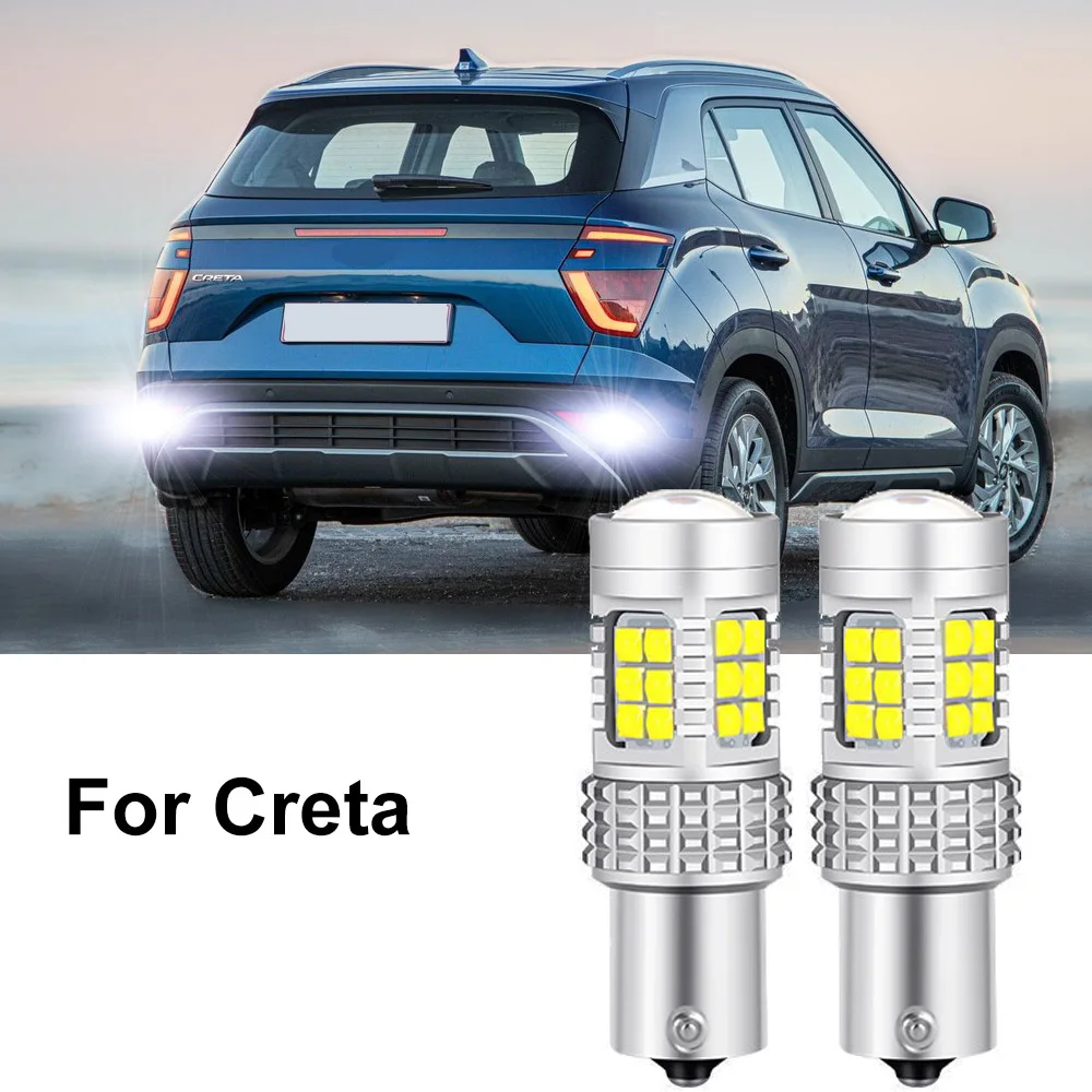 

2Pc Canbus For Hyundai Creta 2021 2022 2023 LED Bulbs Reversing Backup Light Tail Light 6000K White No Error