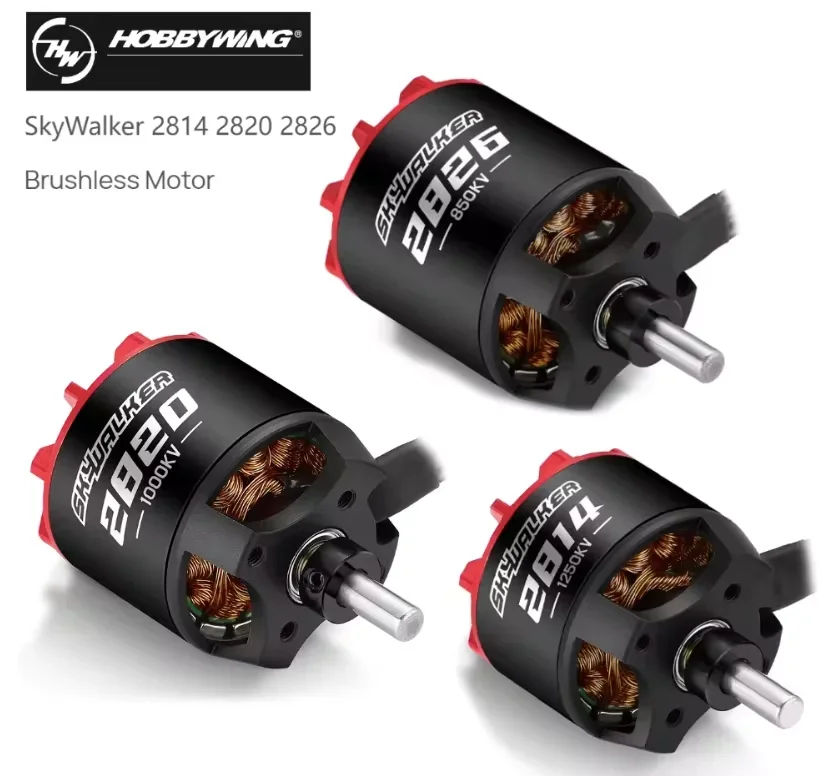 AvaCoreHobbywing Skywalker 2820SL 550KV/1000KV/1250KV Fixed Wing Brushless Motor