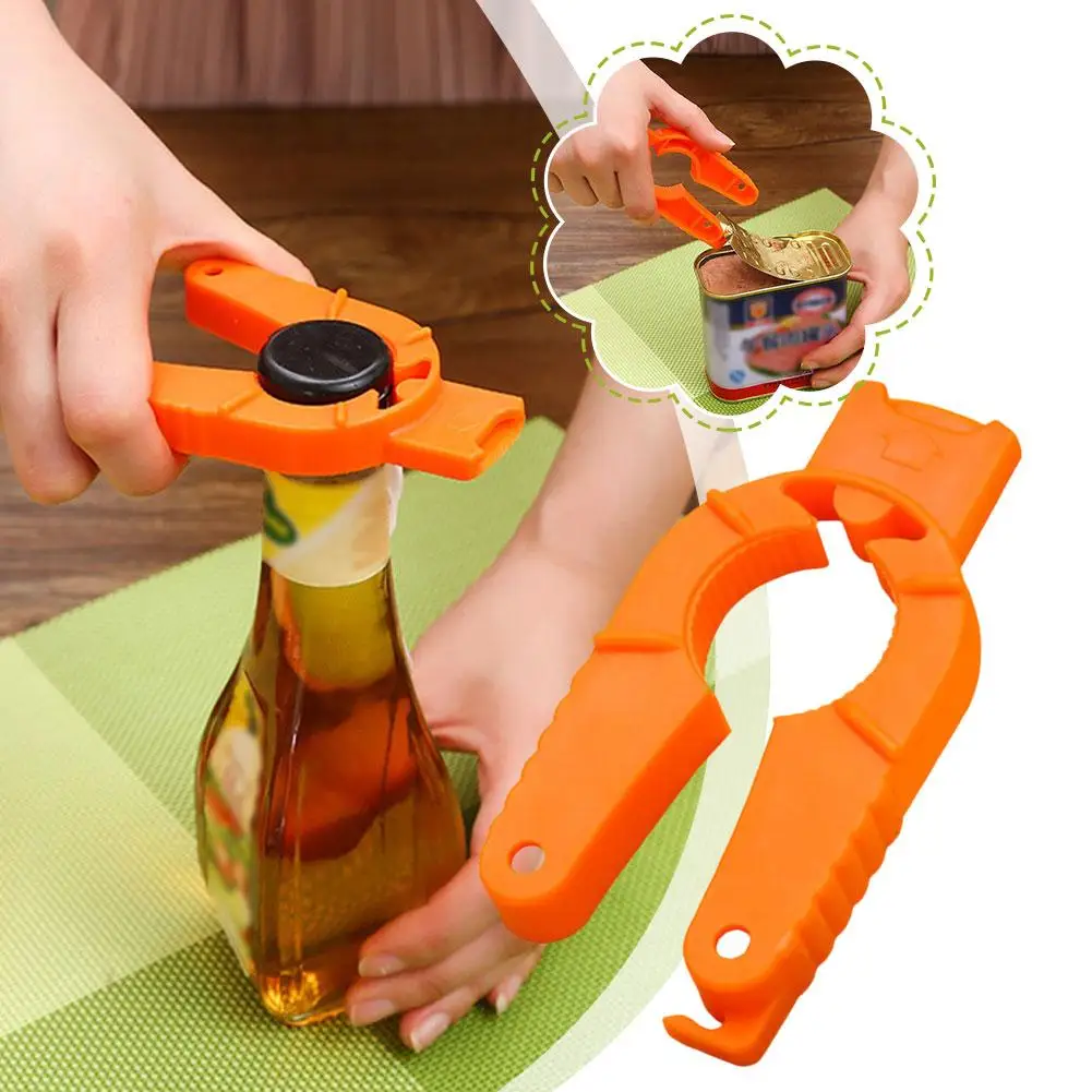 

Creative Plastic Multi-Function Bottle/Can Opener Lady Home Kitchen EDC Bar Opener Outdoor Tool Portable Party E7Y3