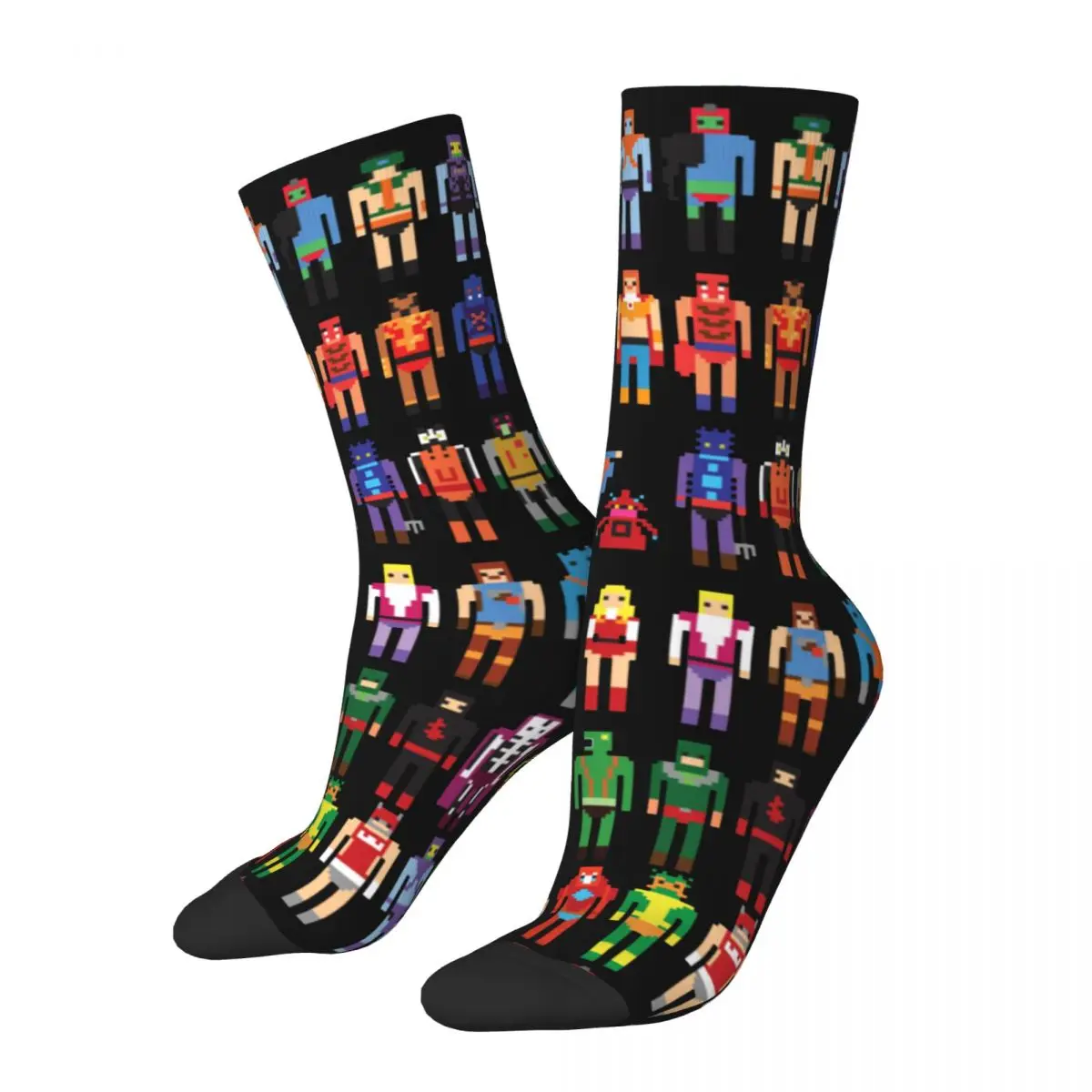 

Casual 8 Bit Masters Of The Universe Basketball Socks Polyester Long Socks for Unisex Breathable