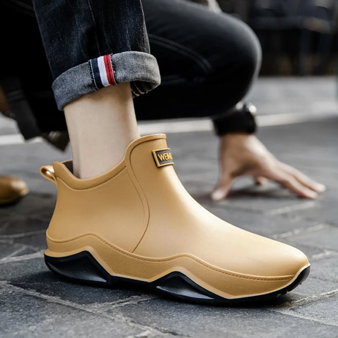 Unisex Ankle Short Rain Boots  - огляд і ціна Waterproof Winter Boot