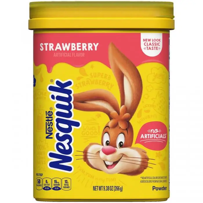 Nestle Nesquik Strawberry NET WT 9.38 OZ  (266g)