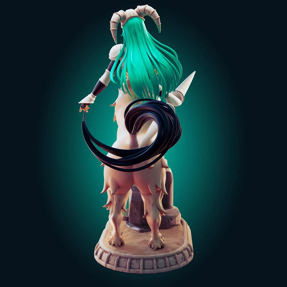 Figurine en résine NSFW Centaur Oderschvank FUTA, jouet artisanal, Statue de réduction Miniature non assemblée, Kit non peint, 1/24