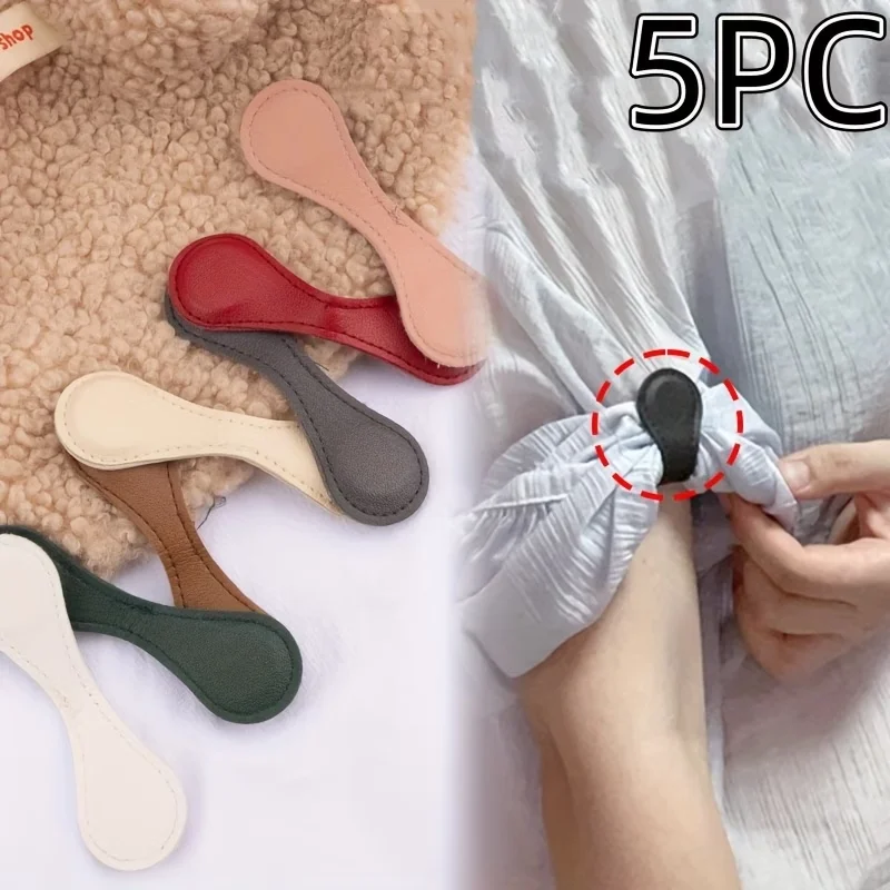 

5pcs Magnetic Snap Buttons for Hemming Pants, Sleeves, Skirts, and Scarves - No Sewing, No Nails, Anti-Drag, Hemming Edge