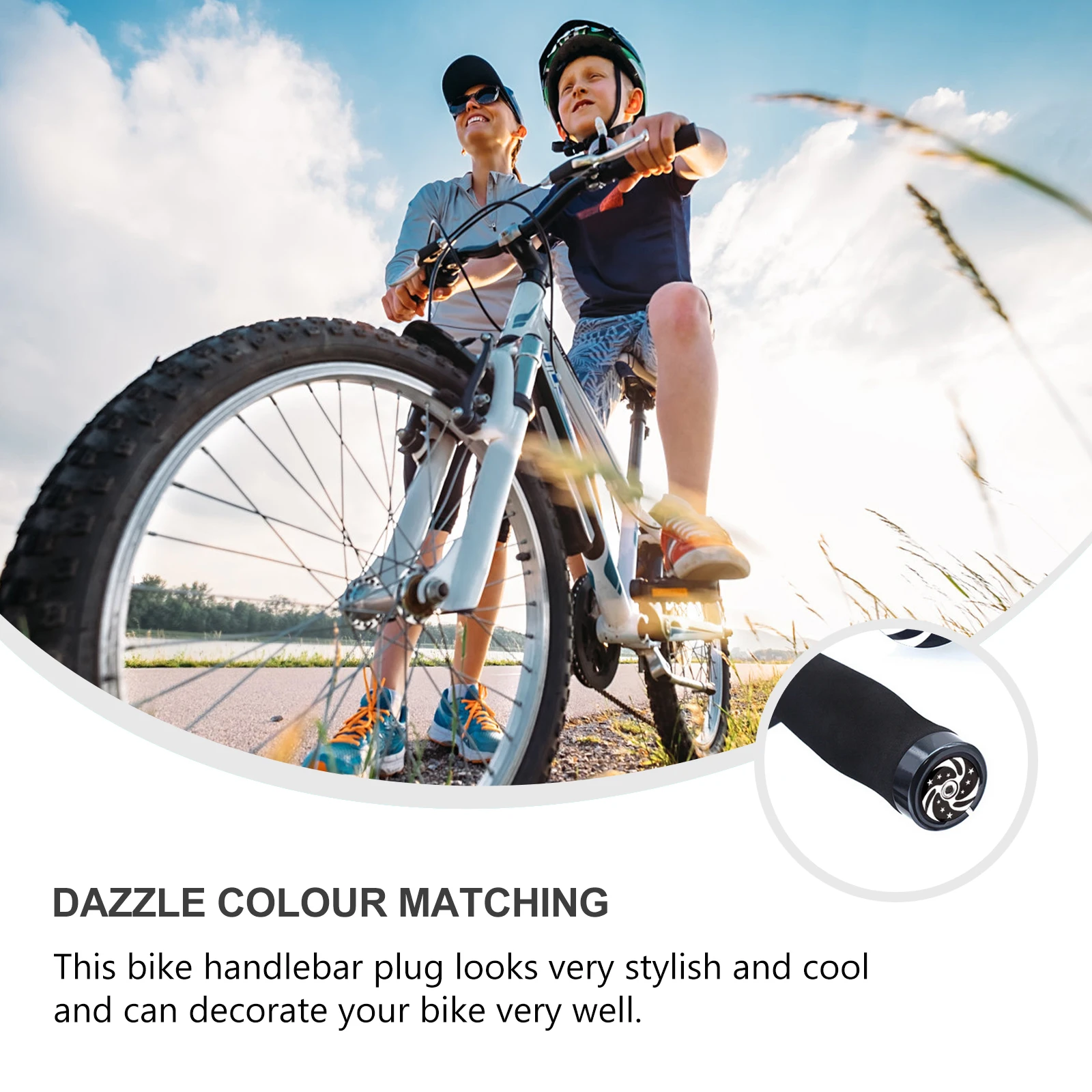 

Bicycle Handlebar Plugs Aluminum Alloy Stainless Steel Durable End Caps For Road Mountain Bikes Cycling Accessories