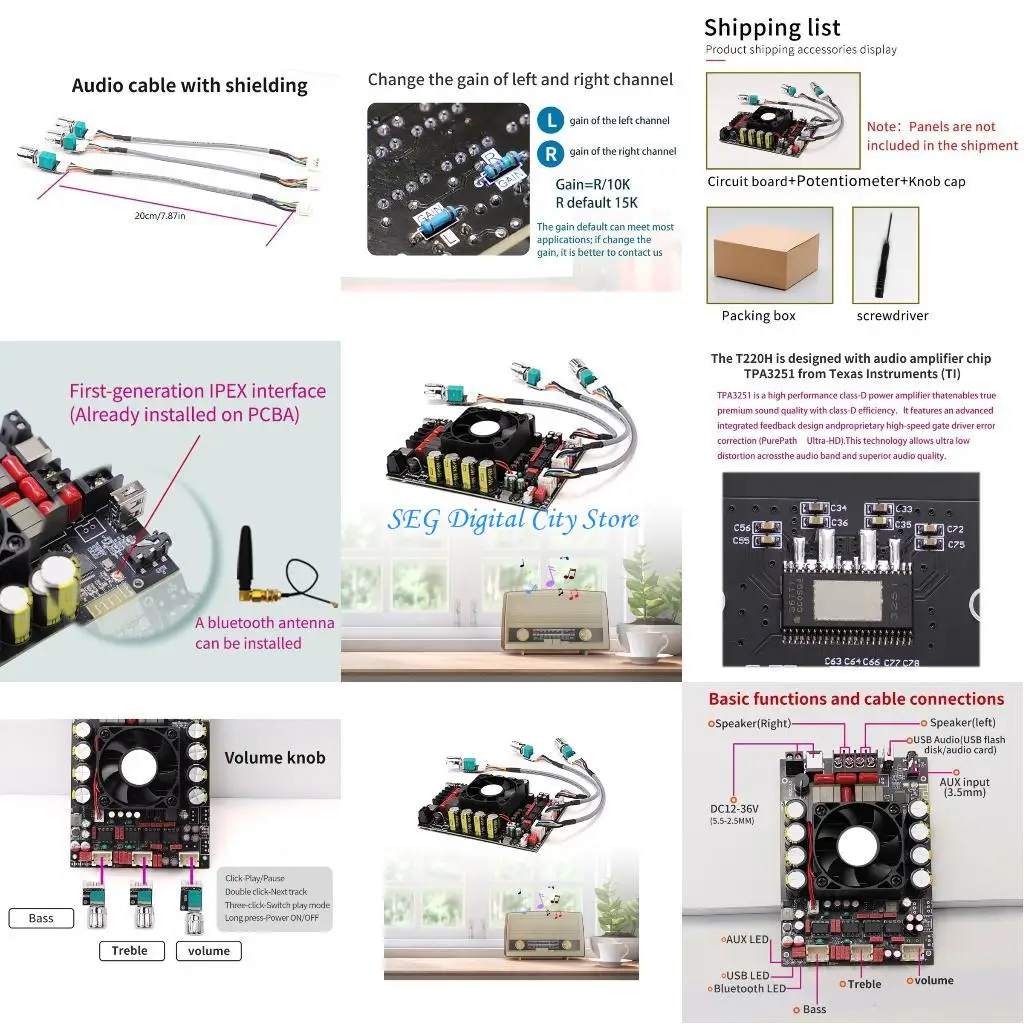 U75B TPA3251 220Wx2…