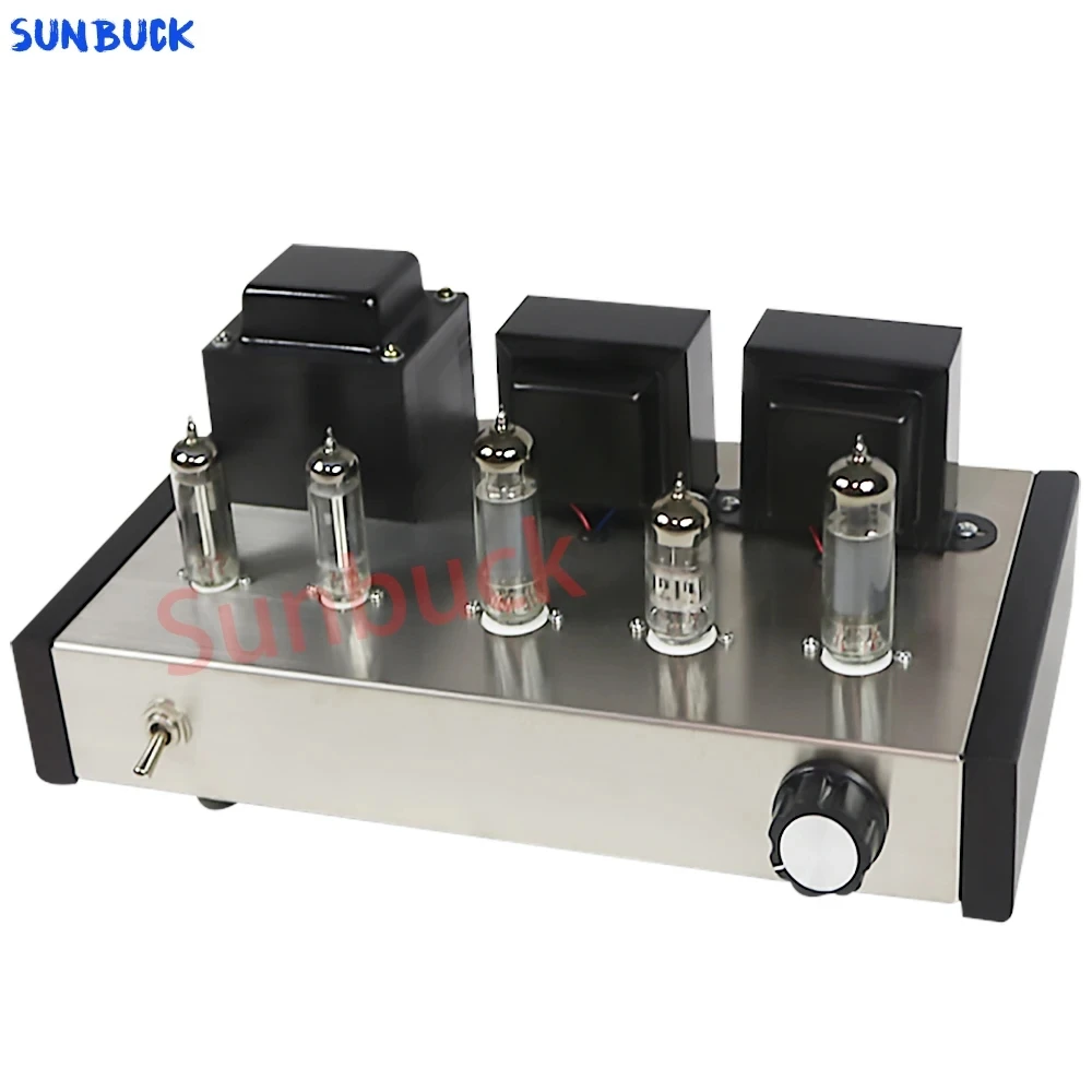 

Sunbuck Class A Vacuum Tube Amplifier 6z4 6n2 6p1 4W 2.0 Tube Amplifier Kit DIY