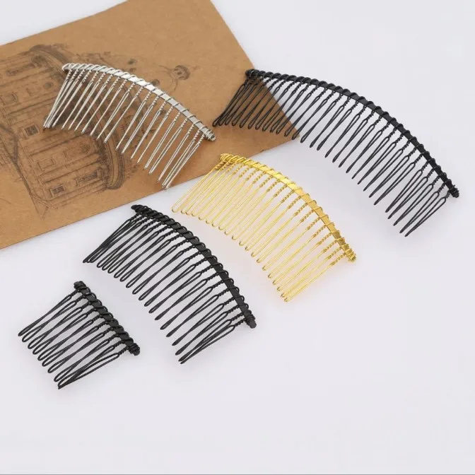 

20Teeth DIY Metal Hair Comb Claw Hairpins Accessories High Quality 100PCS/lot Jewelry Accessories Making Findings Handmade Comb