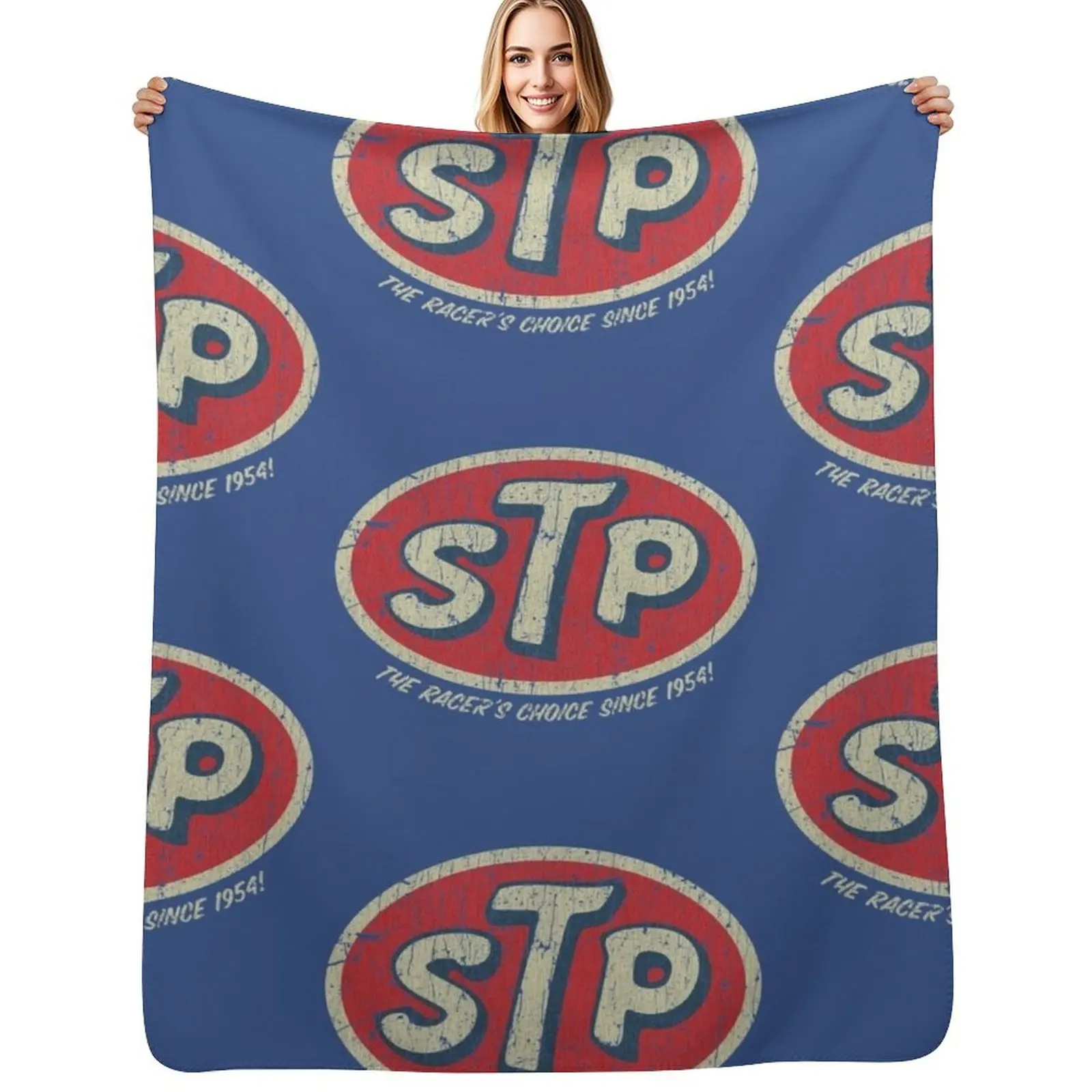 

STP Racer's Choice 1954 Throw Blanket Furrys Designers Soft Plush Plaid manga Blankets