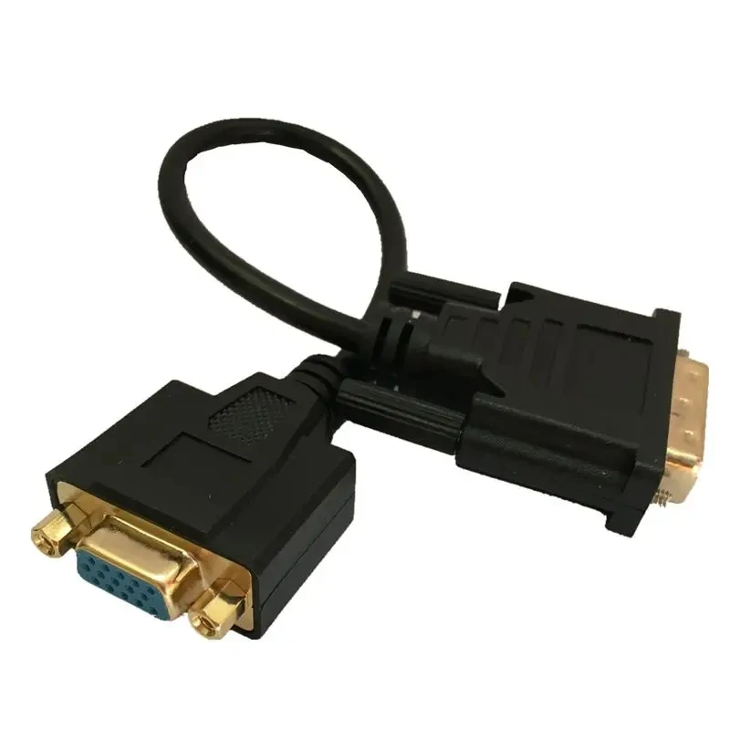 VGA Female To DVI (24+5) Male, Graphics Card Interface Conversion Cable, Monitor Connected To Independent Graphics Card Cable