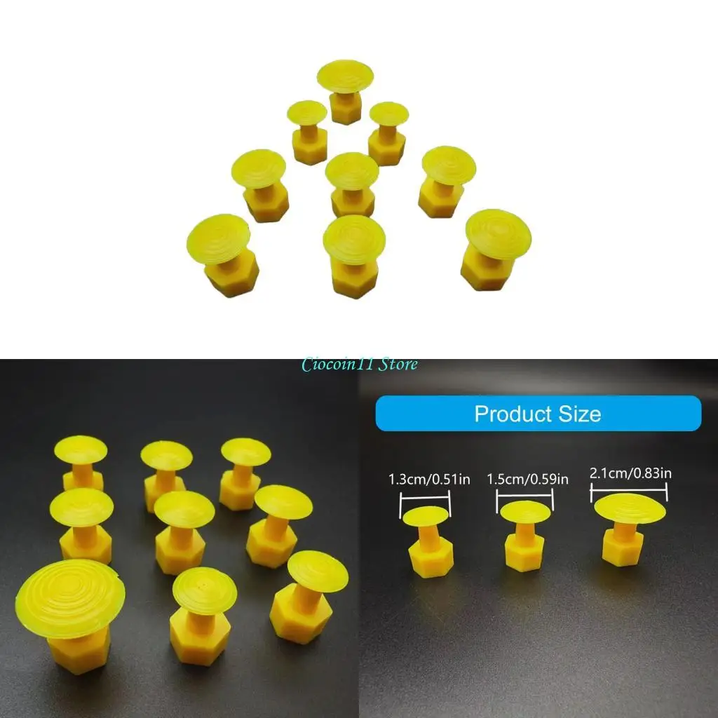 

Y1UB 9pcs Damage Removal Tool Dent Puller Auto Maintenance Tool Dent Removal Dent Repair Tool