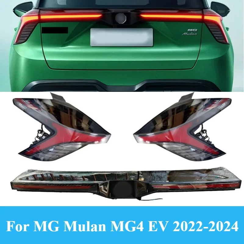 6 Pin For MG Mulan MG4 EV 2022 2023 2024 Rear Light Taillight Rear Bumper Light Tail Lamp