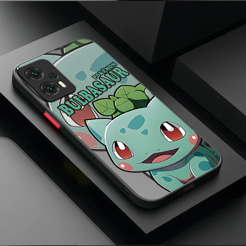 Twarde etui Pokemon Pikachu Squirtle na Xiaomi Poco x7 X6 X5 X4 GT X3 NFC F6 F5 F4 F3 GT M5 M5S M6 Pro 4G 5G C55 C65 C75 C61 C71