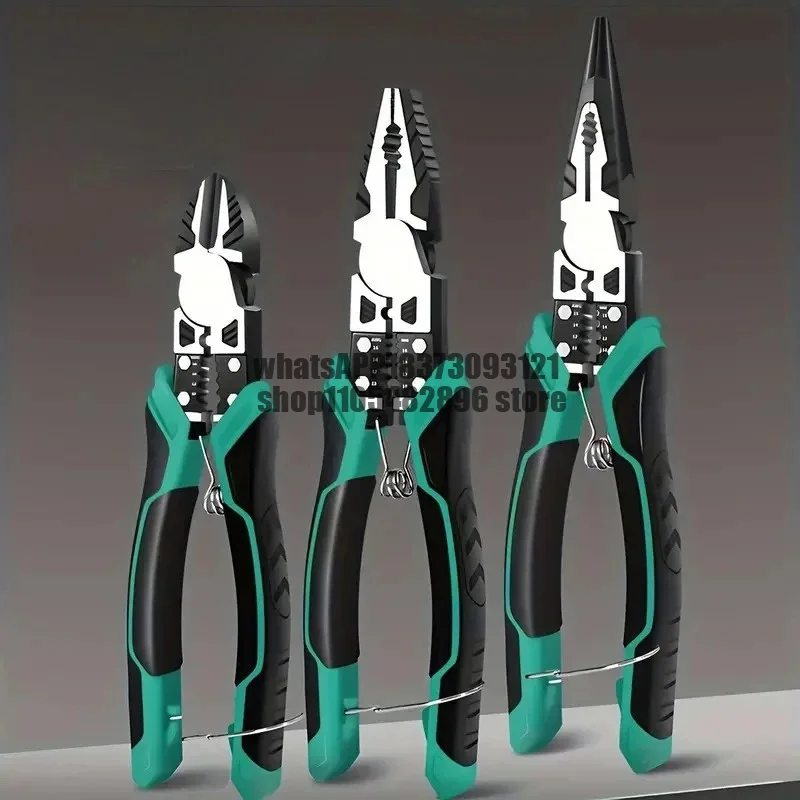 Multifunctional Diagonal Pliers Hardware Wire Cutters Professional Electrician Anti Slip Durable Universal Repair Tools Pliers