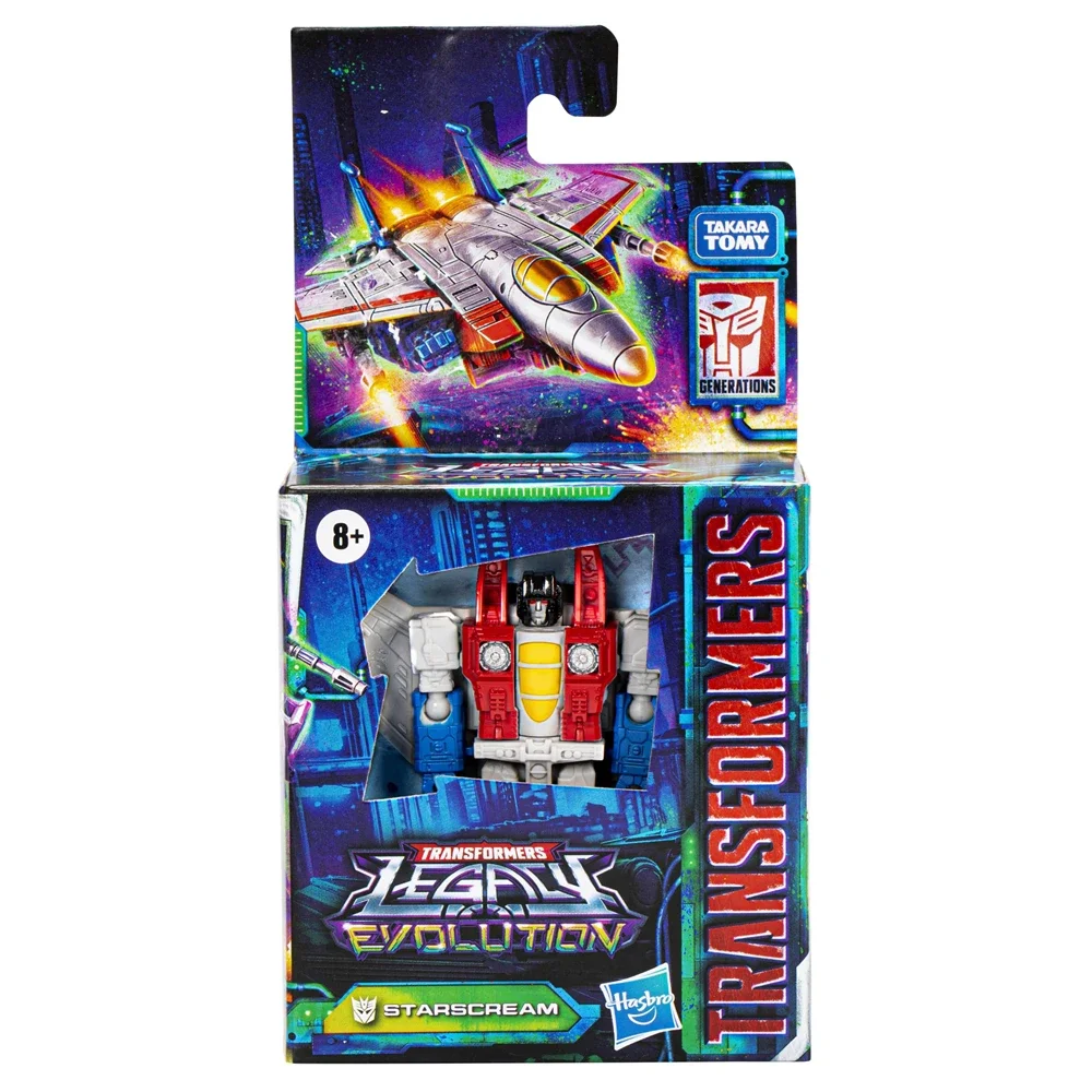 Hasbro Transformers Toys Legacy Evolution Core Class Starscream 3.5-Inch Action Figure Gift for Kids F7183