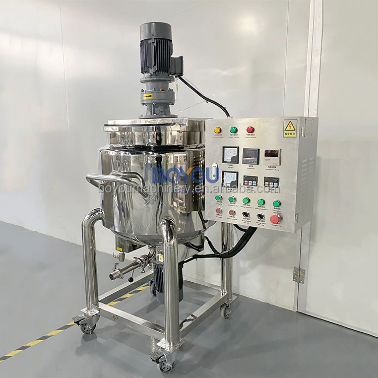 50L 100L Stainless Steel Emulsifier Mixing Tank Homogenizer Mixer Shampoo Detergent Liquid Soap Maker