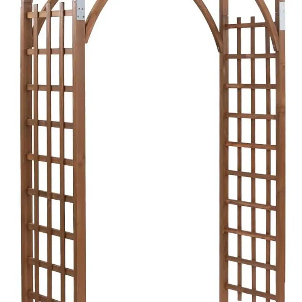 

Wooden Arbor Garden Arch, Wedding Arch for Ceremony, Wood Trellis for Plant Climbing, Christmas Decor Pergola for Garden Backyar